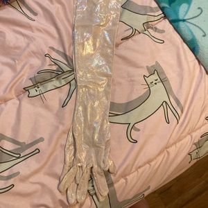 Caged Lace Jersey Gloves (XS-XL)